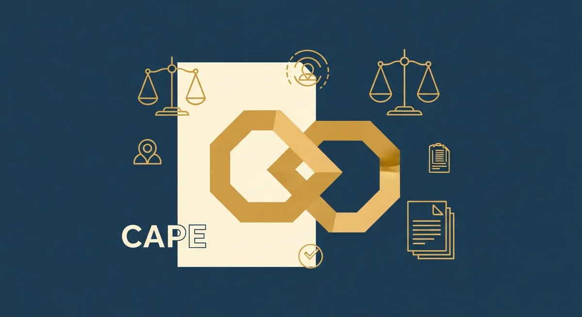 Illustration d'une personne testant son projet entrepreneurial avec un contrat CAPE