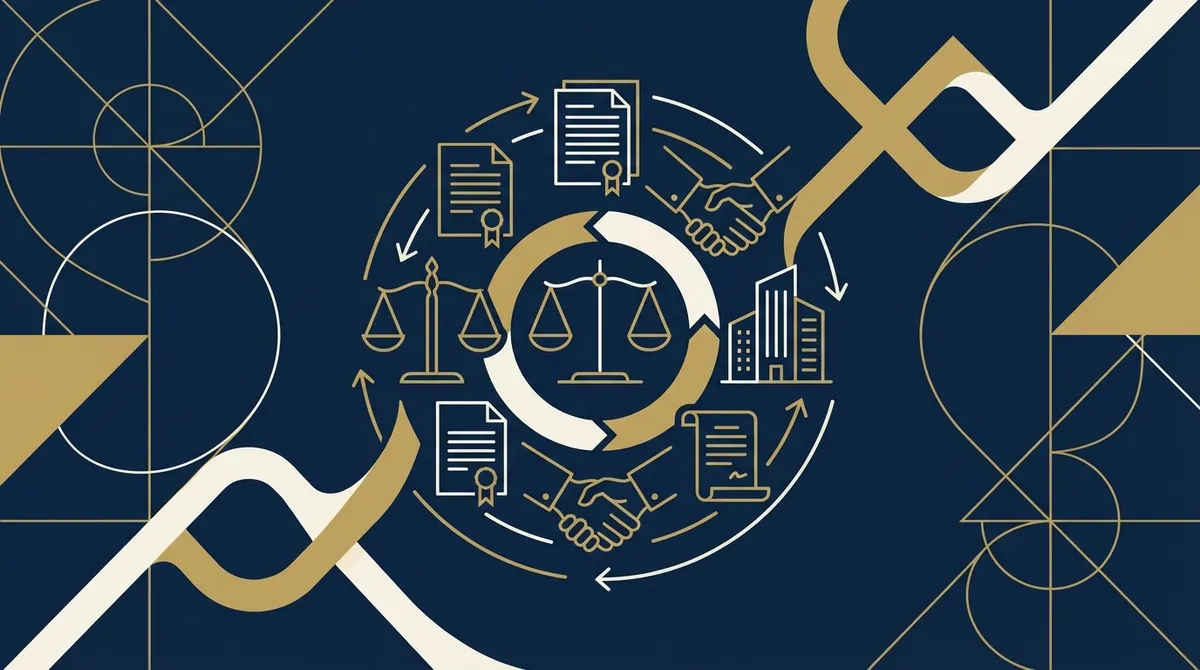 Deux dirigeants discutant de la gestion financière de leur entreprise autour d'un bureau.