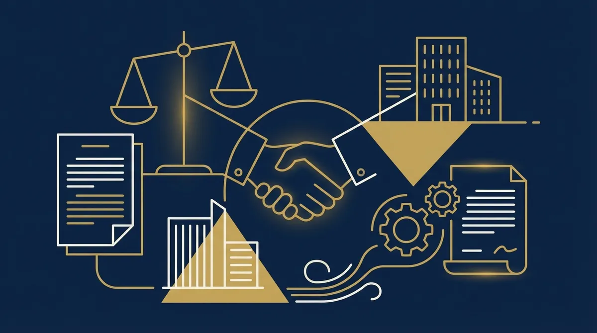 Documents et clés symbolisant la création d'une Société Civile Immobilière.