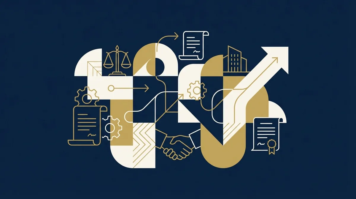 Une famille souriante examinant les plans d'une maison, symbolisant un projet immobilier via une SCI familiale.