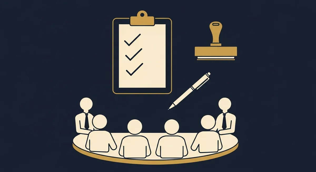 Modèle de procès-verbal d'assemblée constitutive au format Word sur un bureau de juriste