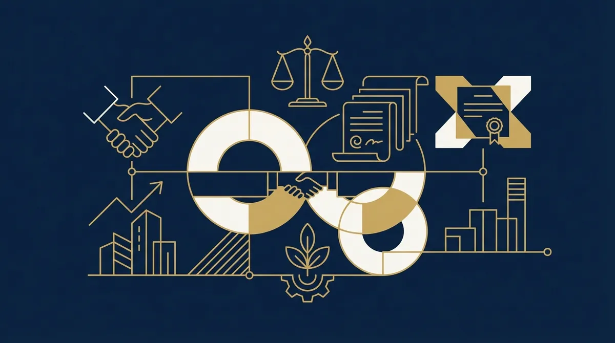 Juriste rédigeant un procès-verbal d'assemblée générale sur un ordinateur portable.