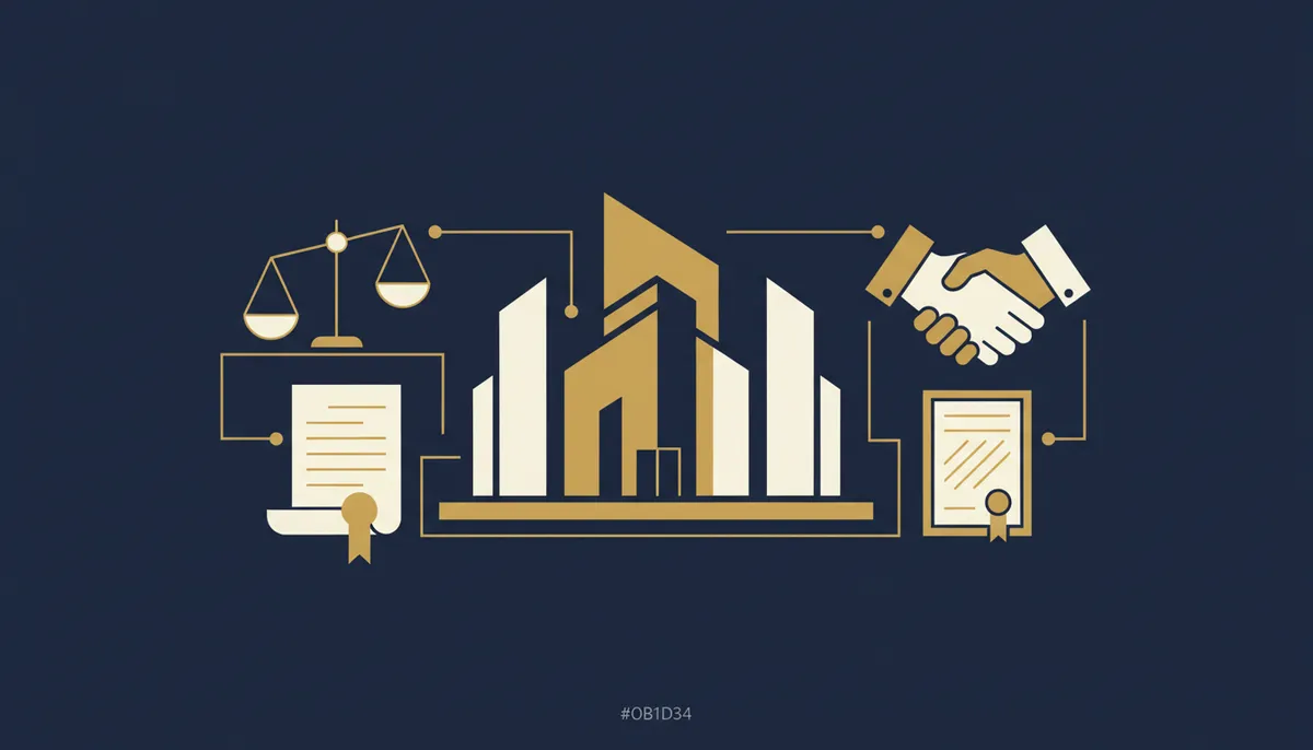 Famille signant un acte immobilier via une SCI familiale