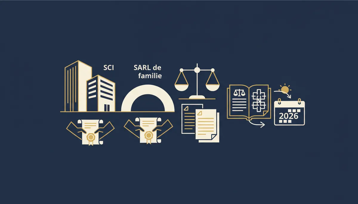 Comparaison SCI et SARL de famille pour un projet immobilier familial