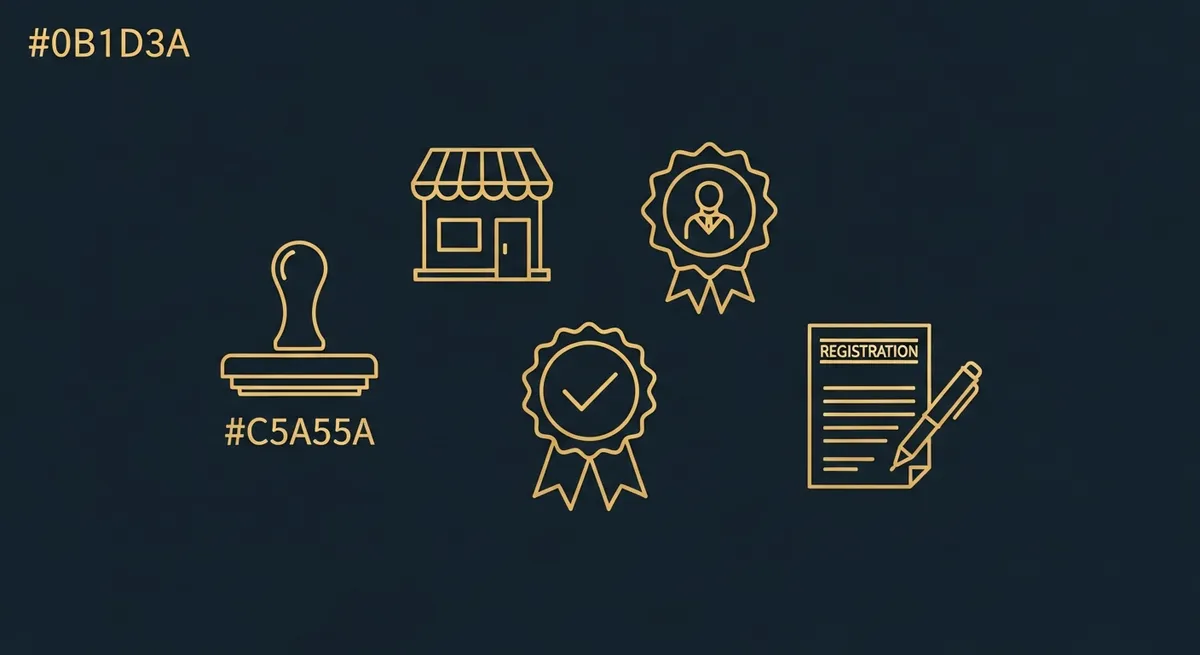 Tampon professionnel pour micro-entrepreneur avec mentions légales