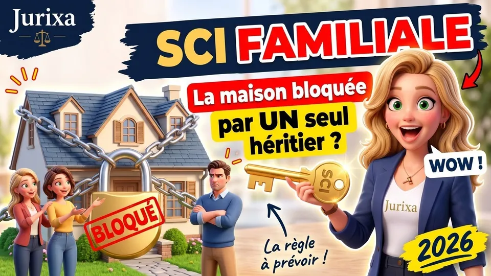 Miniature de la vidéo Jurixa : SCI familiale : la règle qui évite que la maison de famille soit bloquée