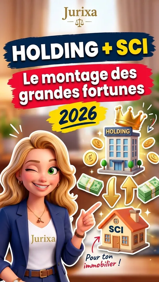 Short Jurixa : Holding + SCI : le montage des grandes fortunes
