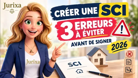 Vidéo Jurixa : créer une SCI, les 3 erreurs à éviter