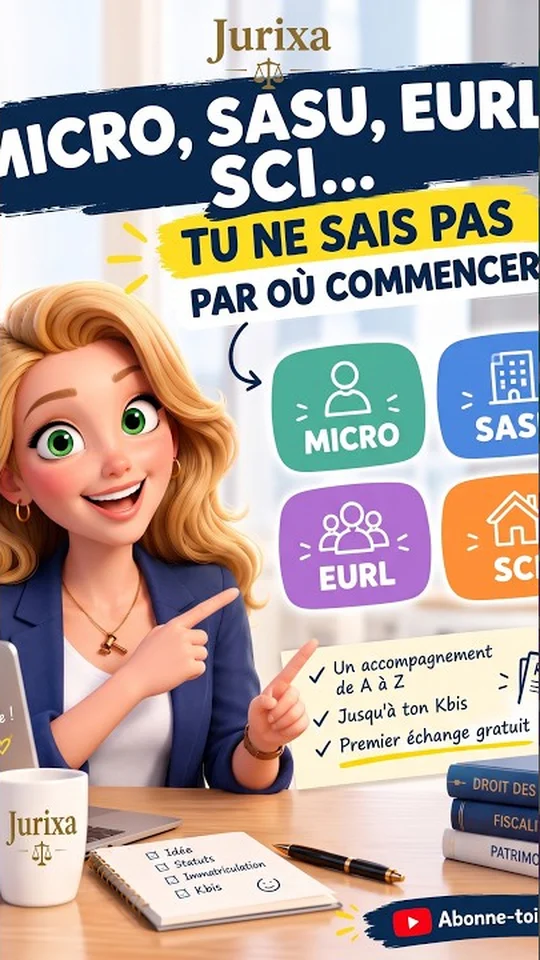 Short Jurixa : Créer ton entreprise : par où commencer ?